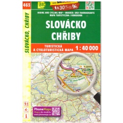 SHOCart 463 Slovacko, Chriby 40 000 turisticka mapa