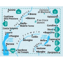 Le Tre Valli Bresciane 103 Kompas oblast