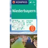 Kompas 160 Niederbayern Dolni Bavorsko 50 000 turisticka mapa