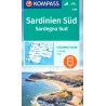 Kompas 2499 Sardegna Sud Sardinie jih 50 000 turisticka mapa