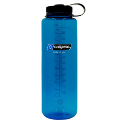 Nalgene Wide Mouth Sustain 1500 ml narazuvzdorna lahev na piti s sirokym uzaverem blue