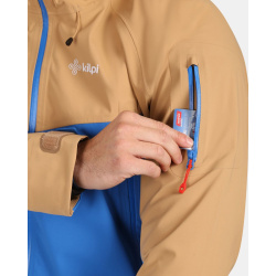 Kilpi Trinity-M modra ZM0102 panska lehka nepromokava outdoorova hardshell bunda 4