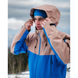 Kilpi Trinity-M modra ZM0102 panska lehka nepromokava outdoorova hardshell bunda 8