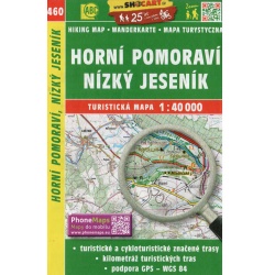 SHOCart 460 Horni Pomoravi, Nizky Jesenik 40 000 turisticka mapa