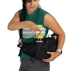 Osprey Tempest 6l damska ledvinka cykloturisticka nebo na bezky s kapsami na lahve black 2