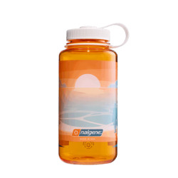 Nalgene Wide Mouth Odyssey Grey with Moonset 1000 ml narazuvzdorna lahev clementine