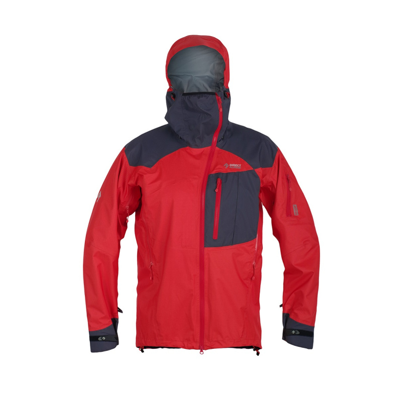 Direct Alpine Guide 7.0 brick anthracite panska nepromokava hardshellova bunda 3L