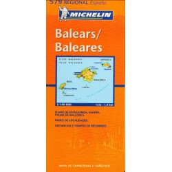 Michelin 579 Baleáry 1:140 000 automapa