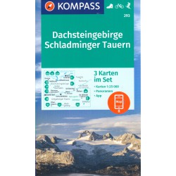 Kompass 293 Dachsteingruppe Schladminger Tauern 1:25 000