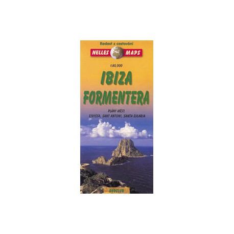 Nelles Ibiza, Formentera 1:80 000 automapa