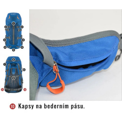 Husky Scape 38l turisticky batoh modry 6