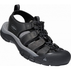 Keen Newport M black steel grey panske kozene outdoorove sandaly 