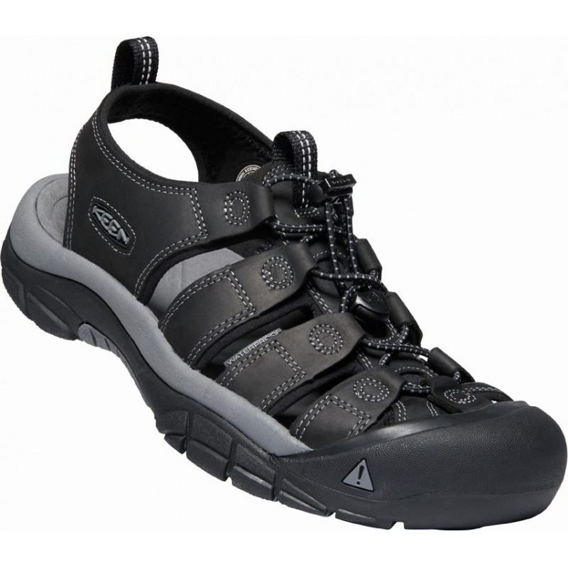 Keen Newport M black steel grey panske kozene outdoorove sandaly 