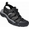 Keen Newport M black steel grey panske kozene outdoorove sandaly 