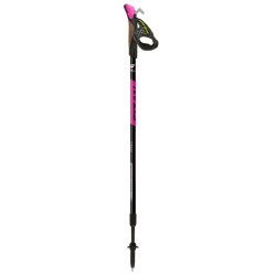 Fizan NW Speed ruzova pink dvoudilne nordic walking hole bez odpruzeni