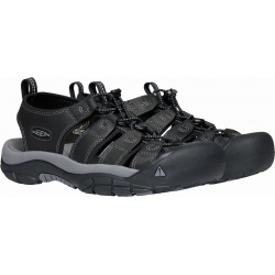 Keen Newport M black steel grey panske kozene outdoorove sandaly  2