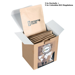 Singing Rock KaVA OUTDOOR MLETa krabicka 10 ks - 5x ROCKAFE + 5x Colombia RIO Magdalena 