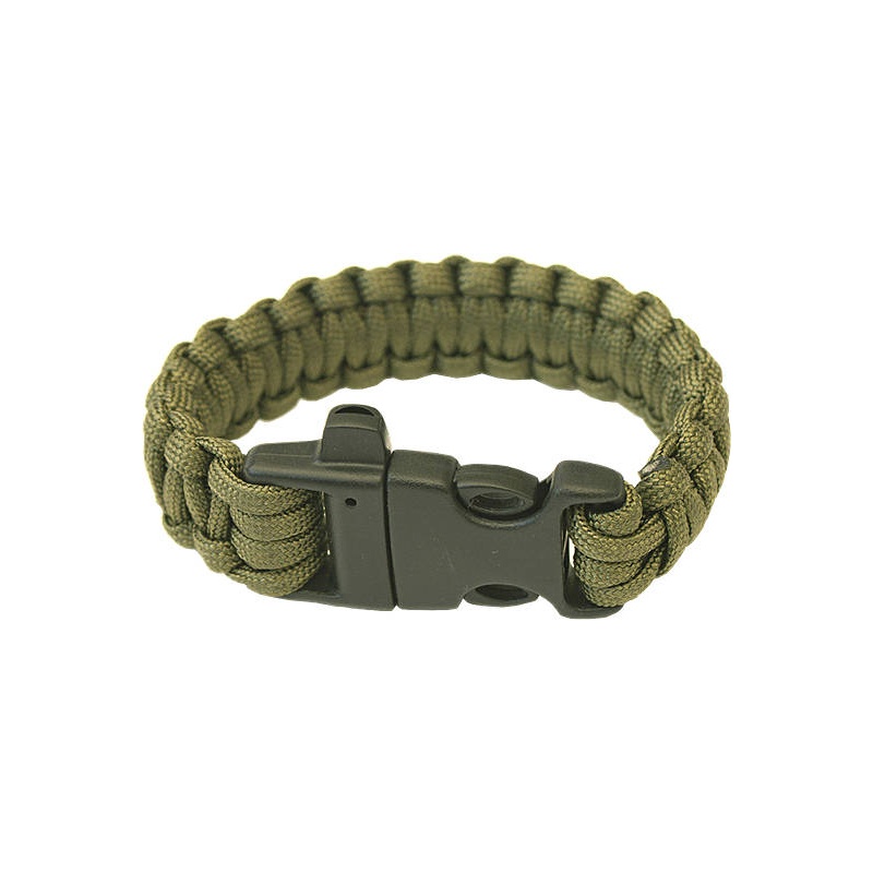 Highlander Paracord naramek s trojzubcem a pistalkou