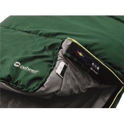 Outwell Campion Junior green detsky letni dekovy spaci pytel Isofill 4