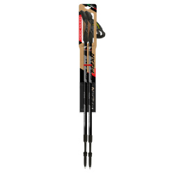 Fizan NW Speed cerna black dvoudilne nordic walking hole bez odpruzeni1