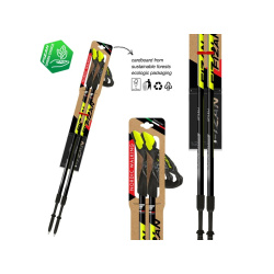 Fizan NW Speed dvoudilne nordic walking hole bez odpruzeni yellow 2