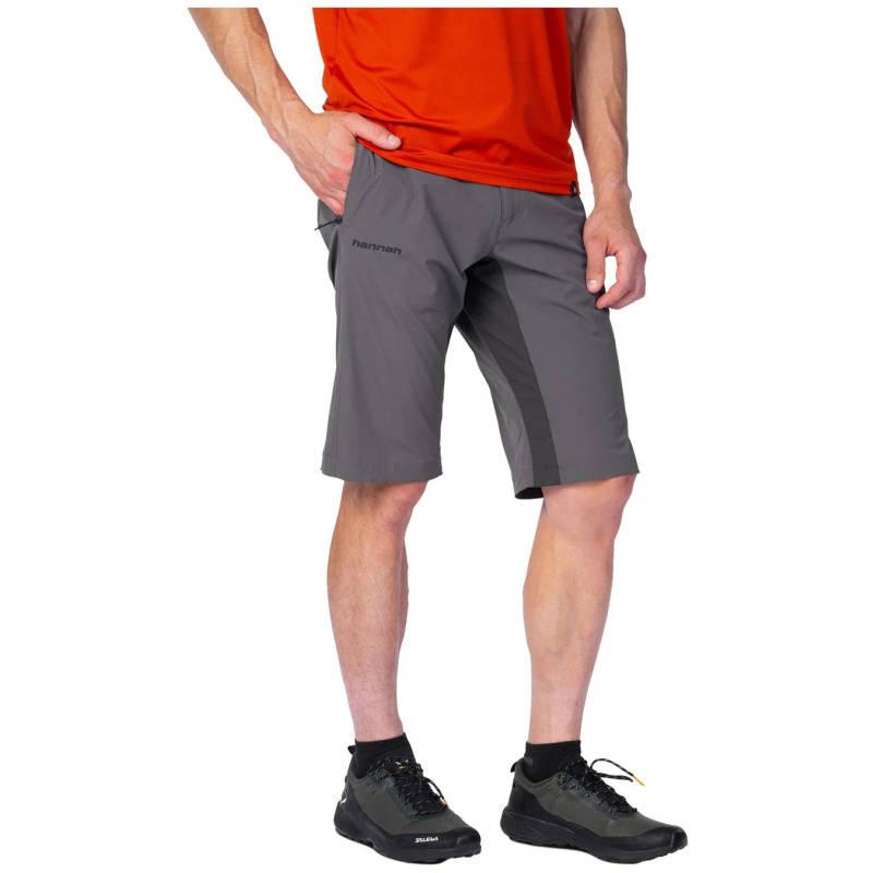 Hannah Binders Shorts pavement/raven panske funkcni outdoorove kratasy