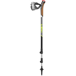 Leki Traveller Alu 65326011 black-silvergray tridilne nordic walking hole bez odpruzeni