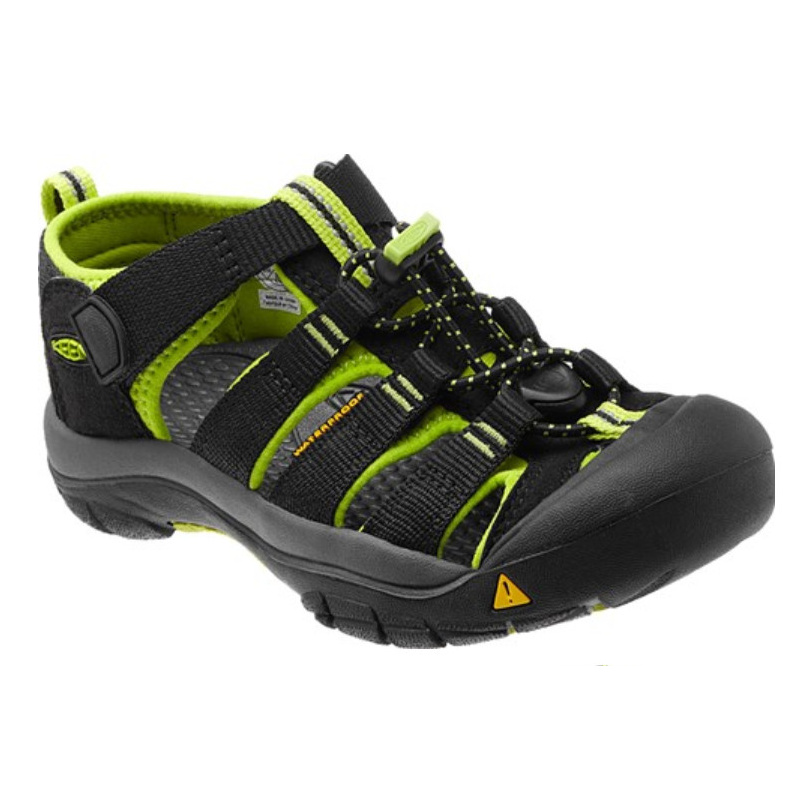 Keen Newport H2 Jr black lime green detske outdoorove sandaly i do vody
