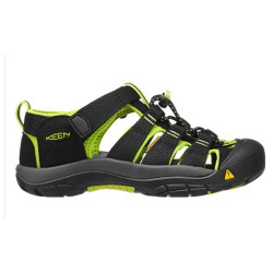 Keen Newport H2 Jr black lime green detske outdoorove sandaly i do vody 1