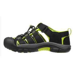 Keen Newport H2 Jr black lime green detske outdoorove sandaly i do vody 4