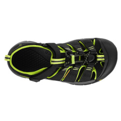 Keen Newport H2 Jr black lime green detske outdoorove sandaly i do vody 3