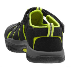 Keen Newport H2 Jr black lime green detske outdoorove sandaly i do vody 5