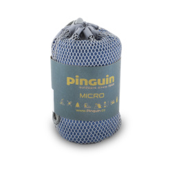 Pinguin Micro Towel L 60x120 cm multifunkcni rucnik logo modry 3