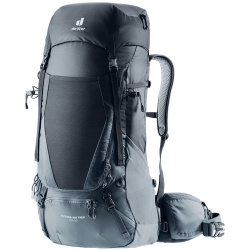Deuter Futura Air Trek 50+10l turisticky expedicni batoh black graphite