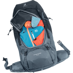 Deuter Futura Air Trek 50+10l turisticky expedicni batoh black graphite 9