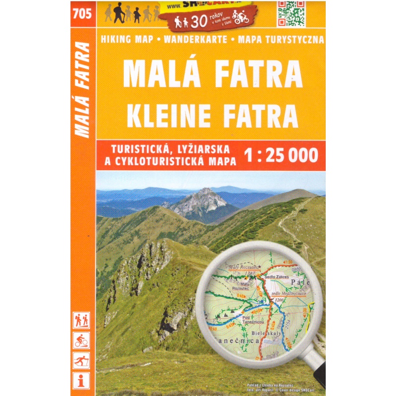 SHOCart 705 Mala Fatra 25 000 turisticka mapa