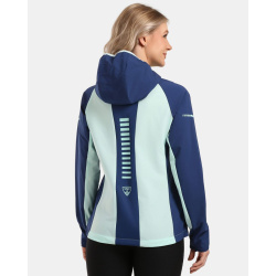 Kilpi Baleo-W mentolova 1L0114KIMNT damska lehka sbalitelni softshellova bunda s kapuci 1