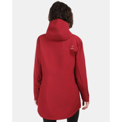 Kilpi Ayra-W tmave cervena 1L0108 damska delsi vodeodolna vetruodolna bunda / kabat 1