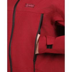 Kilpi Ayra-W tmave cervena 1L0108 damska delsi vodeodolna vetruodolna bunda / kabat 5