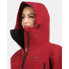 Kilpi Ayra-W tmave cervena 1L0108 damska delsi vodeodolna vetruodolna bunda / kabat 7