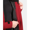 Kilpi Ayra-W tmave cervena 1L0108 damska delsi vodeodolna vetruodolna bunda / kabat 8