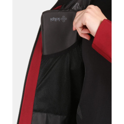 Kilpi Ayra-W tmave cervena 1L0108 damska delsi vodeodolna vetruodolna bunda / kabat 9