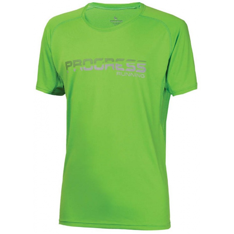Progres Maniac zelena panske triko kratky rukav