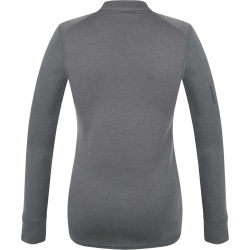 Husky Aron L tmave sedozelena damska funkcni sportovni mikina Merino vlna 1