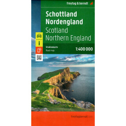 Freytag a Berndt Skotsko, Severni Anglie 400 000 automapa