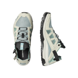 Salomon Techamphibian 5 W green milieu 491107 damske sitovane sandaly / boty i do vody  1