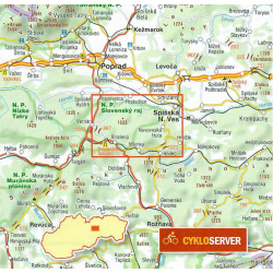SHOCart 704 Slovensky raj 25 000 turisticka mapa 1