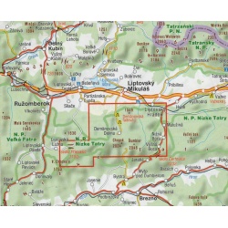 SHOCart 703 Nizke Tatry 25 000 turisticka mapa oblast