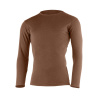 Lasting Belo hneda 7474 panske funkcni triko dlouhy rukav 100% Merino vlna gramaz 230g