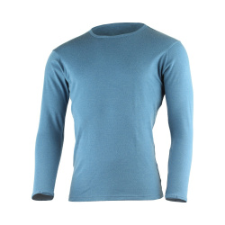Lasting Belo modra 5454 panske funkcni triko dlouhy rukav 100% Merino vlna 230g